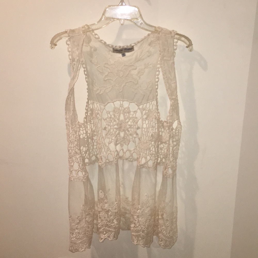LF Lace Vest One Size